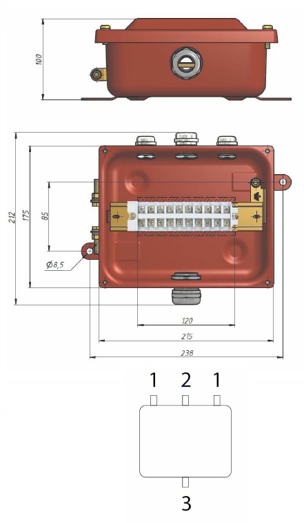 коробка У614А