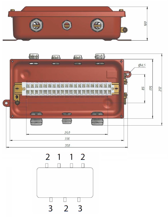 коробки соединительные КМ65-20