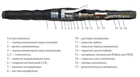 Муфта 3 СТП-10  (25-50) с соединителями ЗЭТАРУС