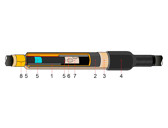 Муфта ПСТ(с)-О-35-400 (с соединителями ГС400)