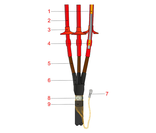 Муфта ПКНТпнг-LS-Б-10-70...120-КПЭ (без наконечников)