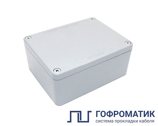Коробка ответвительная алюминиевая 140х110х62 IP66/IP67 ГОФРОМАТИК