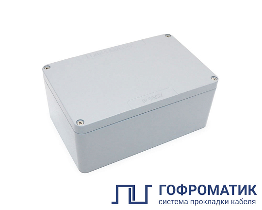Коробка ответвительная алюминиевая 190х120х80 IP66/IP67 ГОФРОМАТИК