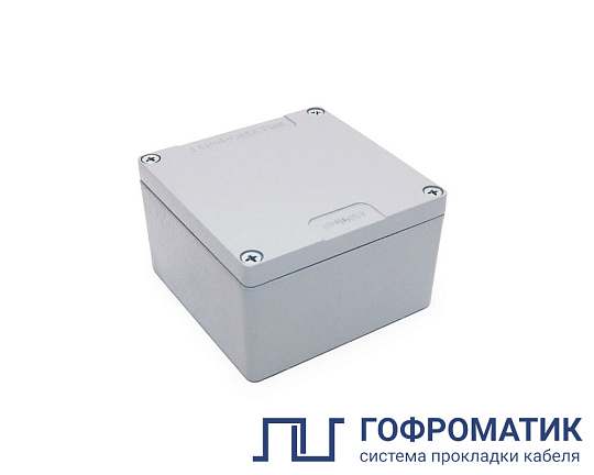 Коробка ответвительная алюминиевая 100х100х61 IP66/IP67 ГОФРОМАТИК