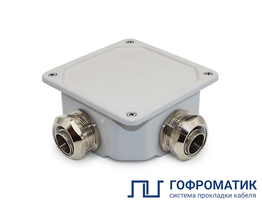 Ввод кабеля в металлорукаве
