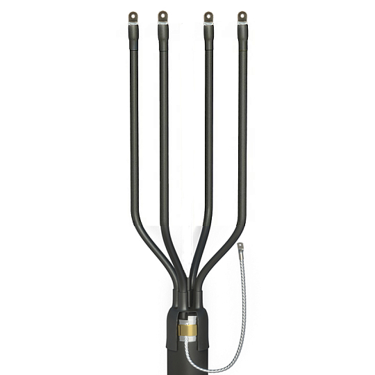 Муфта 4 КВ(Н)Тп-1 (150-240) с наконечниками ZKabel