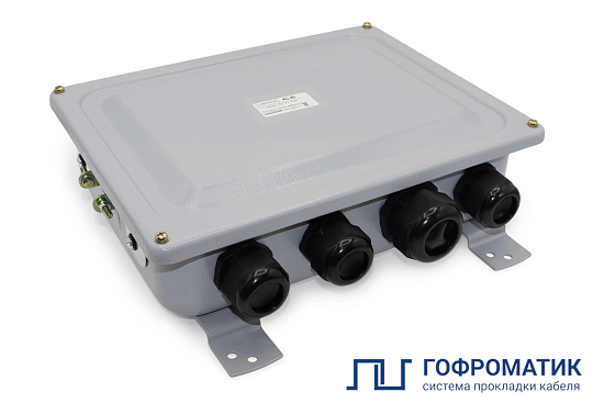 Коробка соединительная КС-40 У2 IP54 пластиковый ввод ГОФРОМАТИК