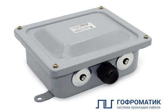 Коробка с зажимами наборными КЗНС-08 У2 IP54  пластиковый ввод ГОФРОМАТИК